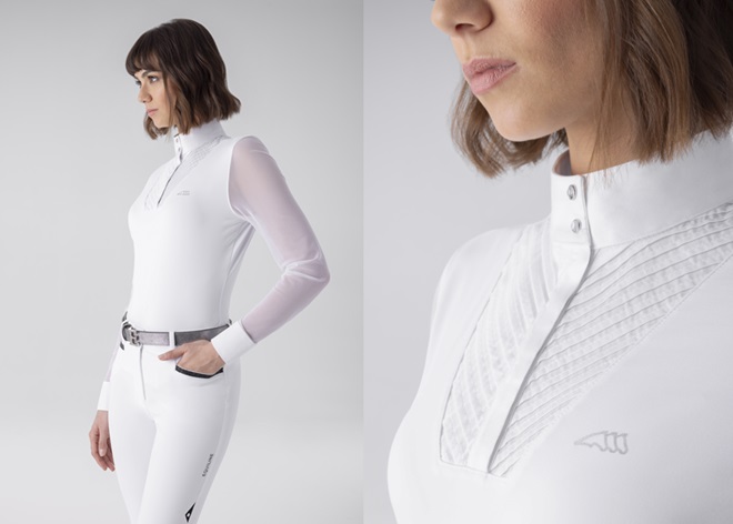 POLO GARA EQUILINE GURTEG Donna, Manica Lunga 